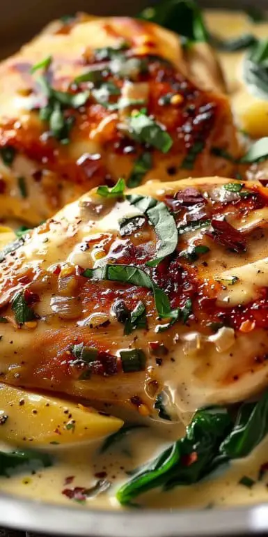 Poulet à la Toscane Crémeux : Une Recette Gourmande et Savoureuse