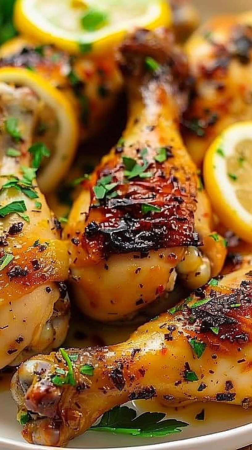 Cuisses de poulet marinées aux saveurs du sud