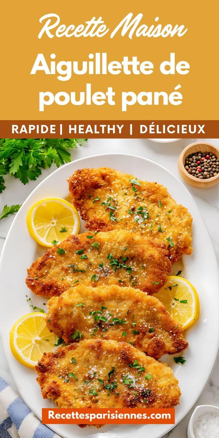 Aiguillette de poulet pané maison