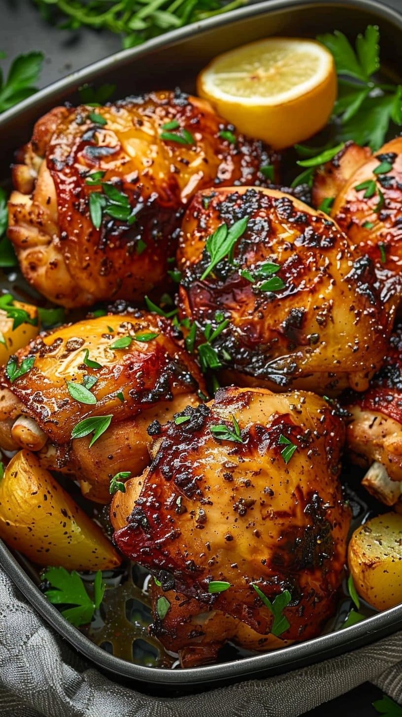 Cuisses de poulet croustillantes airfryer