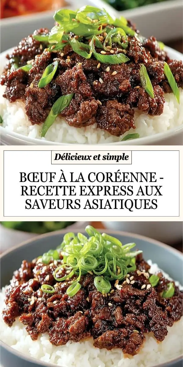 Bœuf à la Coréenne