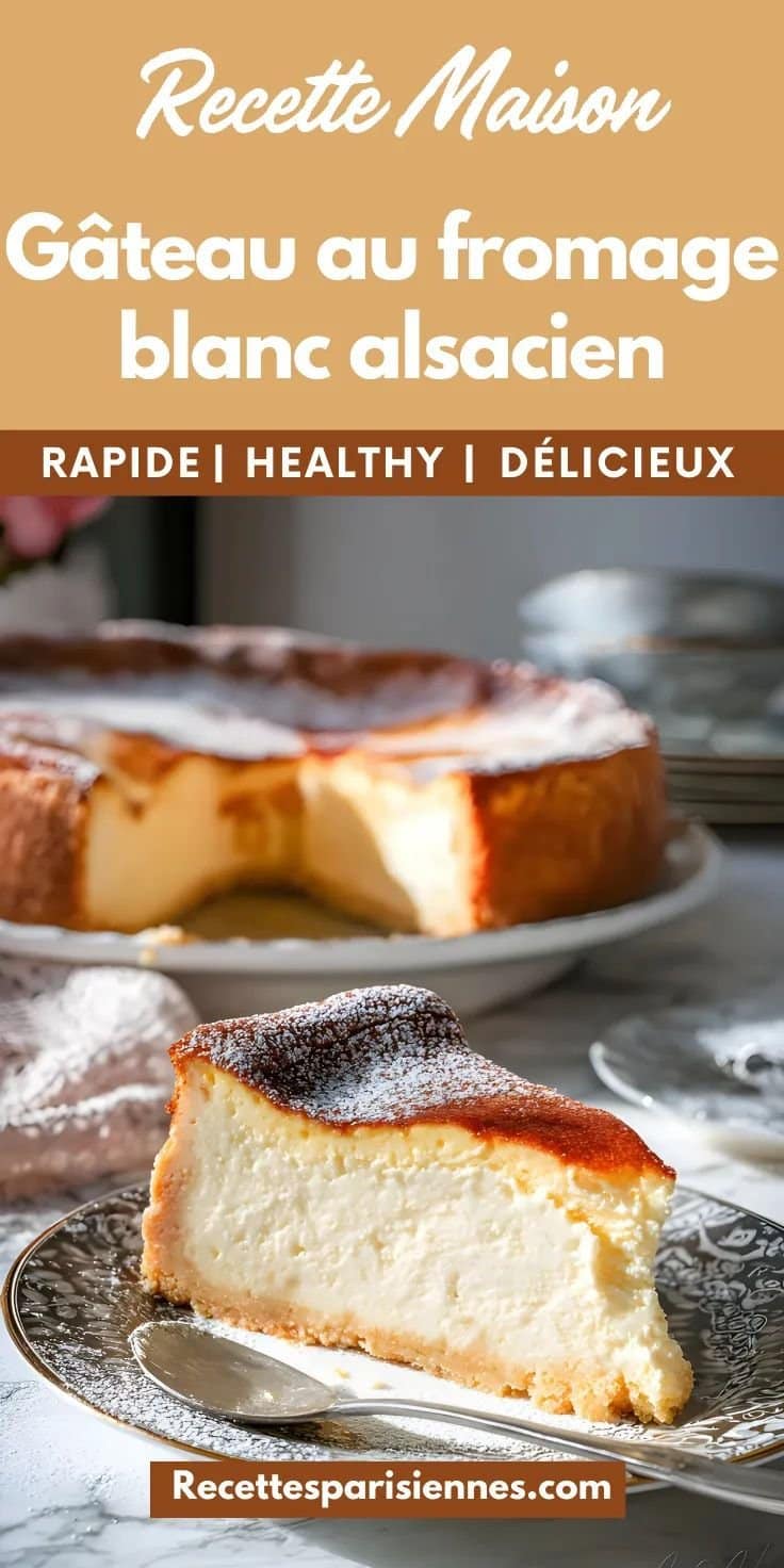 Gâteau au fromage blanc alsacien