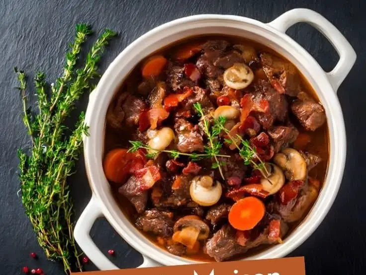 Boeuf Bourguignon au Cookeo