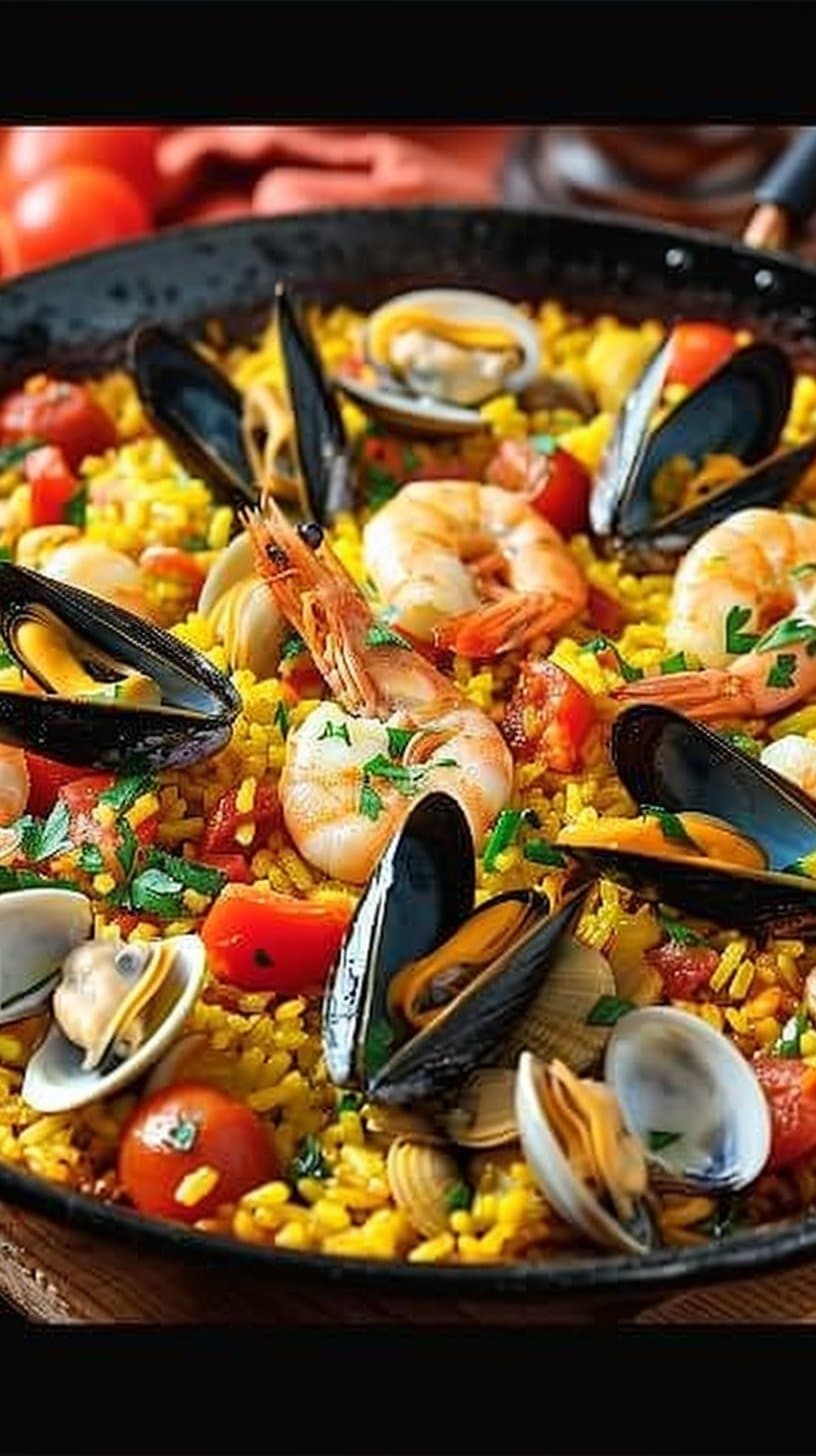 Paëlla aux fruits de mer