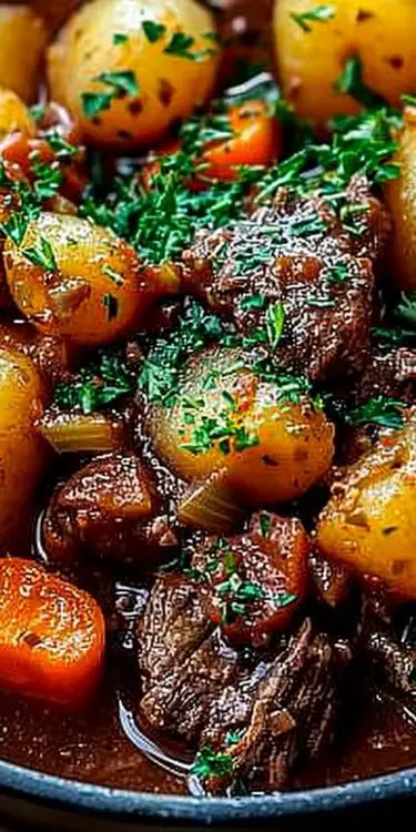 Ragoût du Pauvre Mijoteuse : Le Plat Réconfortant Facile pour Toute la Famille !