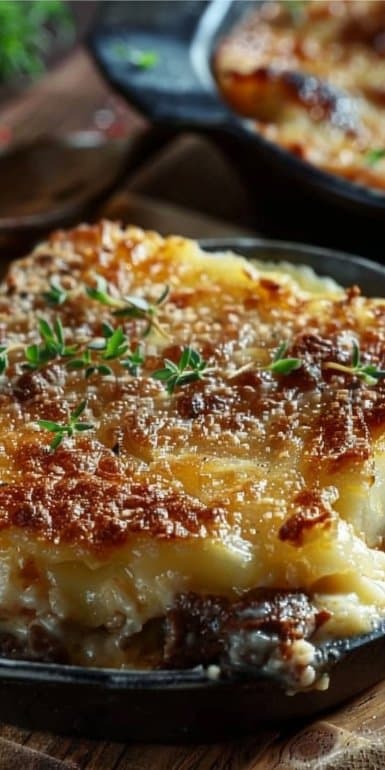 Gratin De Pommes De Terre Au Bœuf Haché