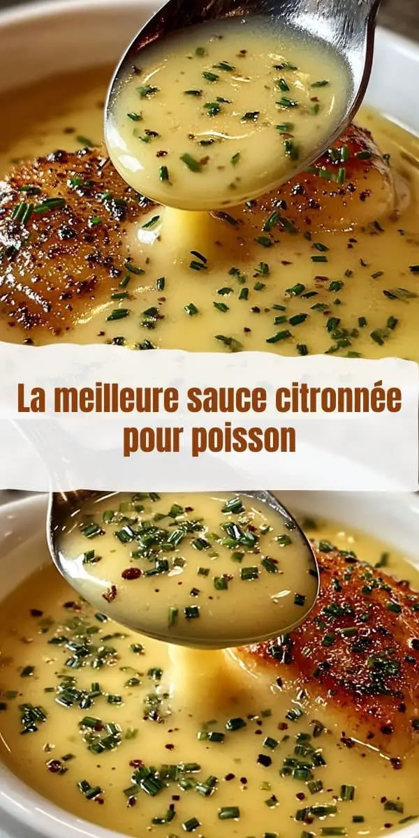 La meilleure sauce citronnée pour poisson