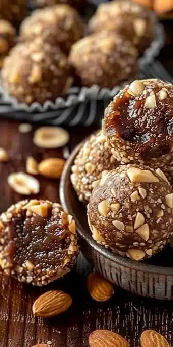 Boules de Bonheur au Beurre de Cacahuète délicieuses et moelleuses