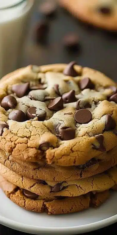 Cookie géant américain avec morceaux de chocolat