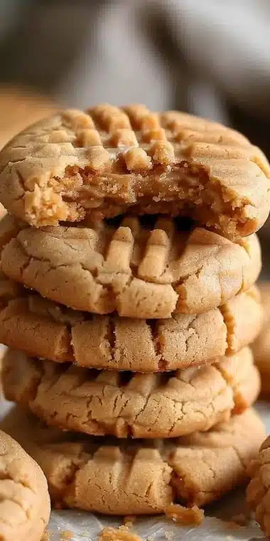 Cookies faits maison au beurre de cacahuète croustillants et savoureux