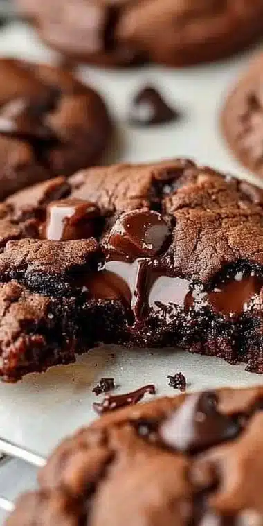 Cookies Nutella garnis de pépites de chocolat, délicieux et gourmands