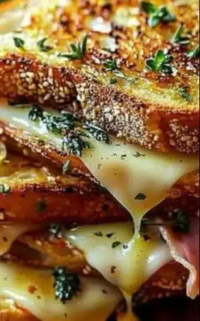 Recette de Croque Monsieur à l'Italienne avec fromage et jambon