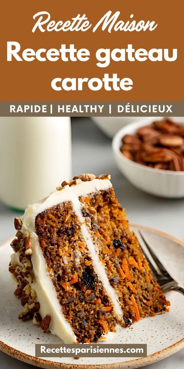 Gâteau aux carottes familial