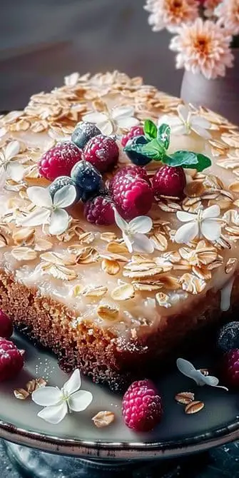 Light Oat Flake Cake
