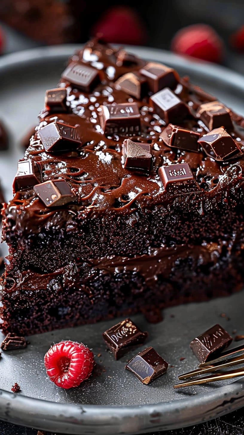 Gâteau au chocolat et courgette