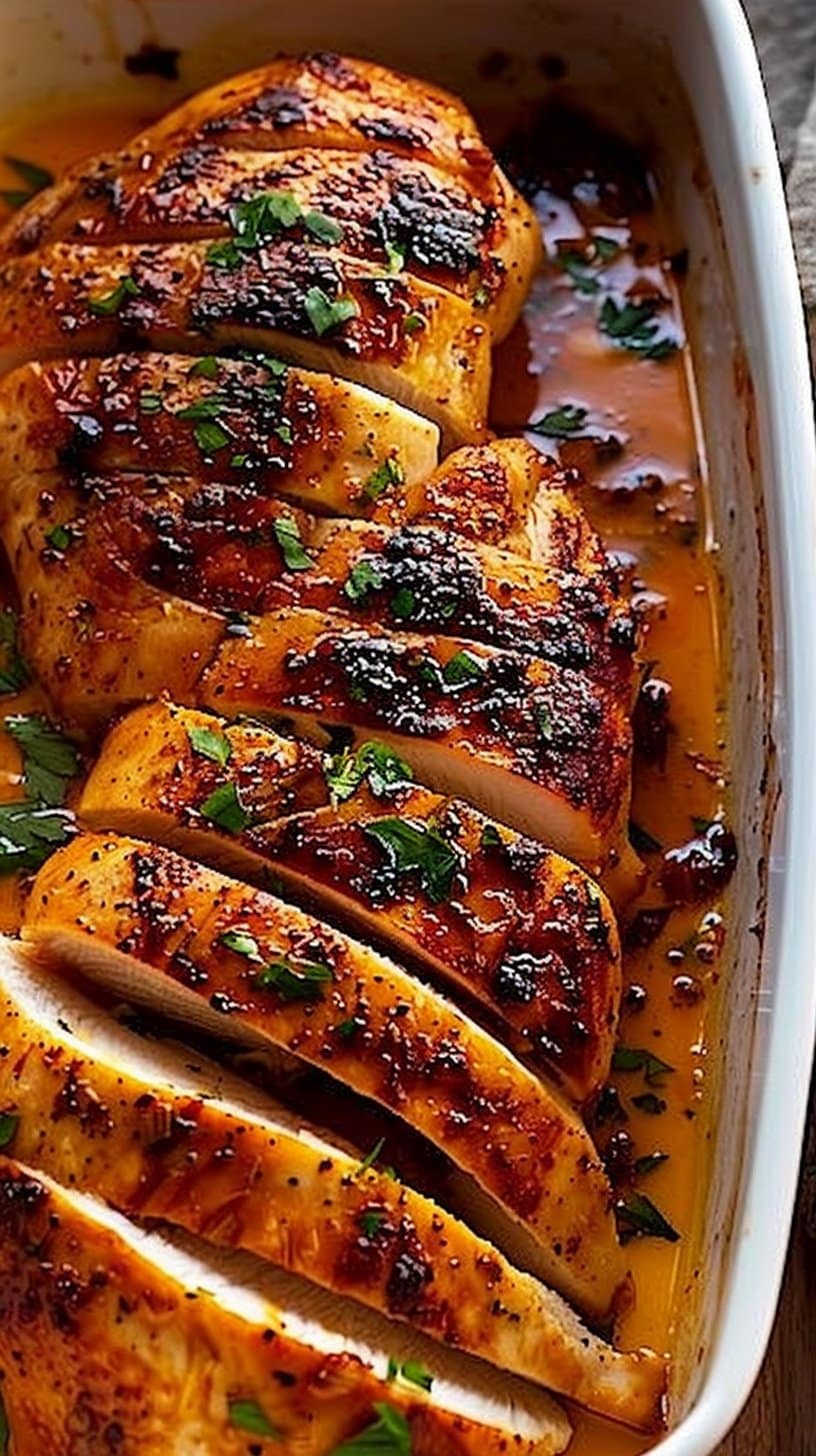 Filets de poulet au four