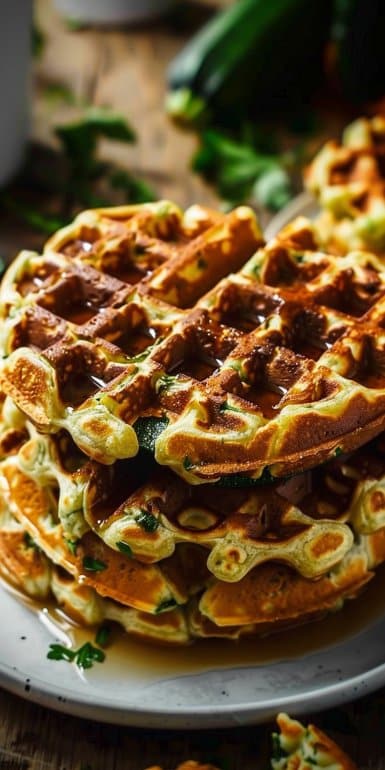 Gaufres Salées Courgette
