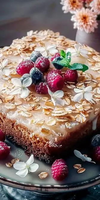 Light Oat Flake Cake