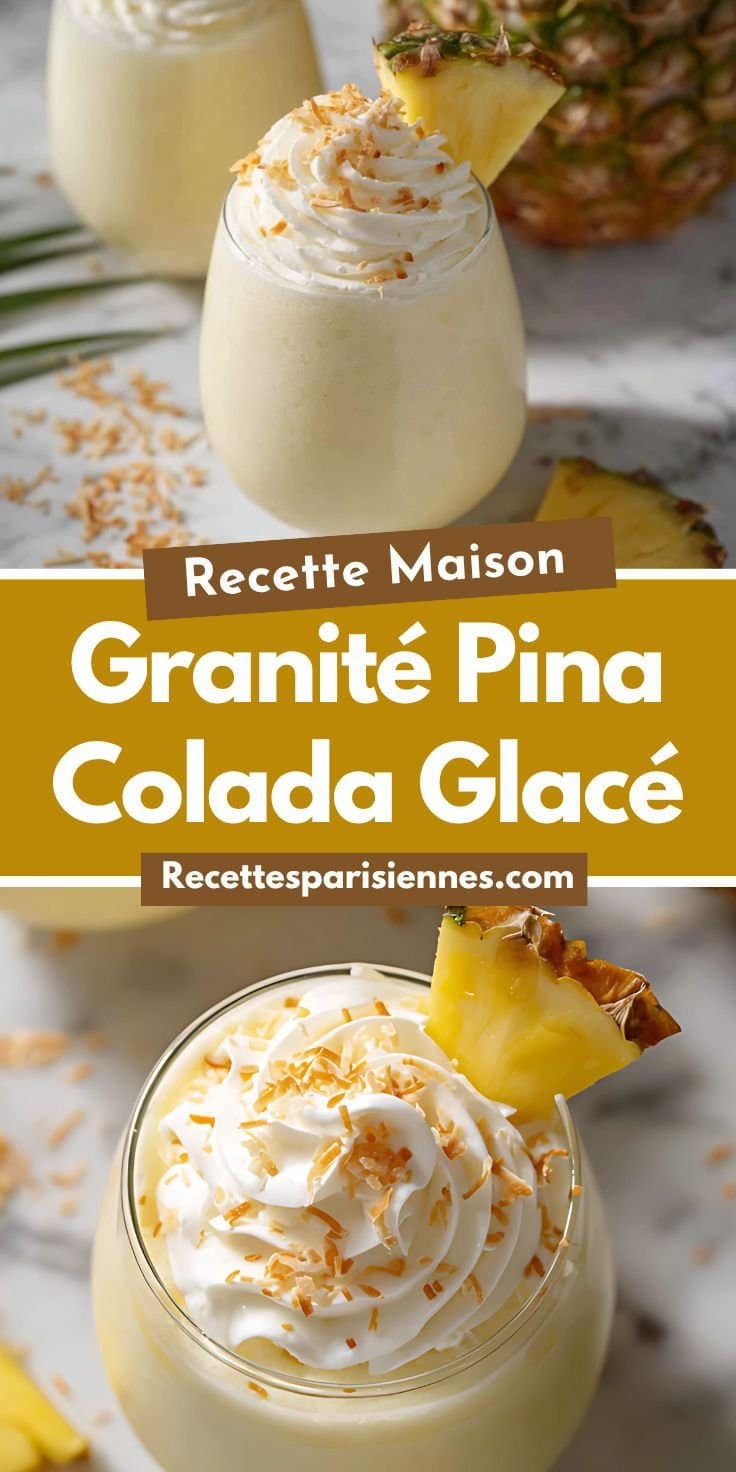 Granité Pina Colada Sans Alcool