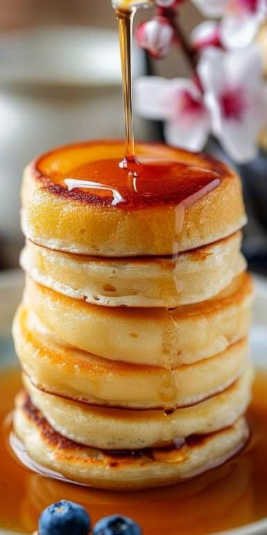 Pancakes japonais moelleux