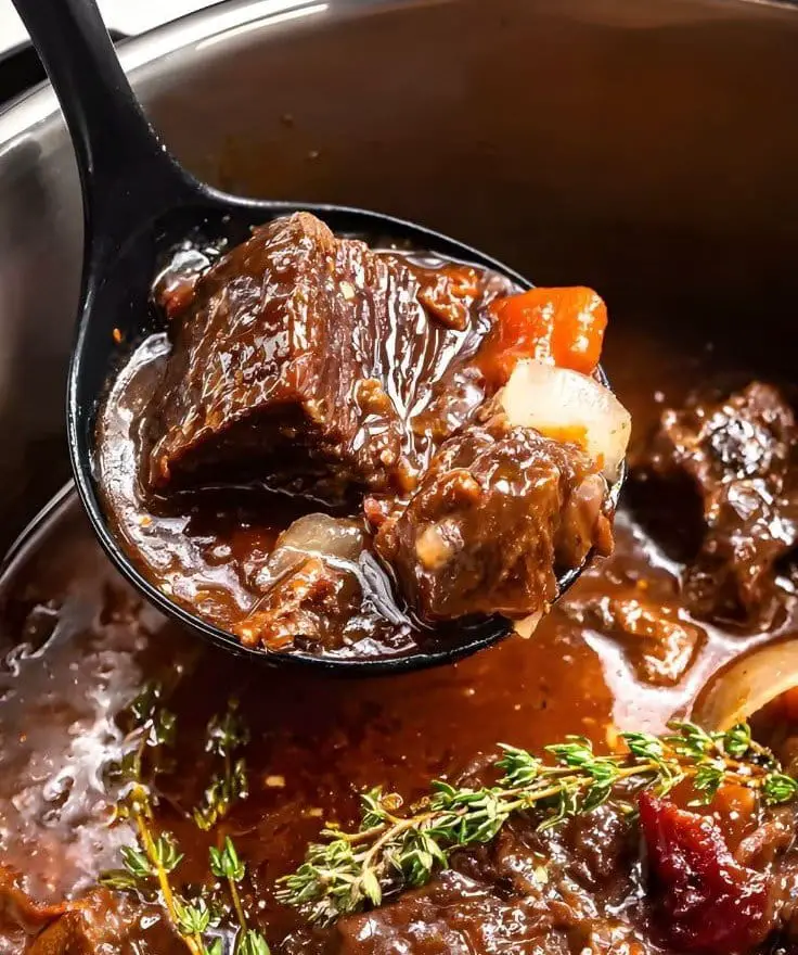 Boeuf Bourguignon à la Cocotte-Minute