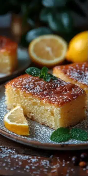 Recette de gâteau fondant au citron, dessert délicieux et facile à préparer