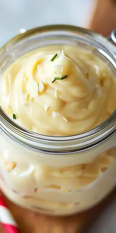 Recette de mayonnaise végétarienne maison, parfaite pour accompagner vos plats vegan.