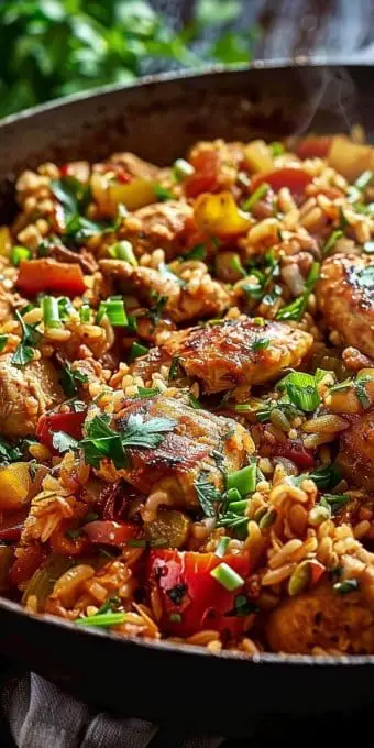 Jambalaya de poulet
