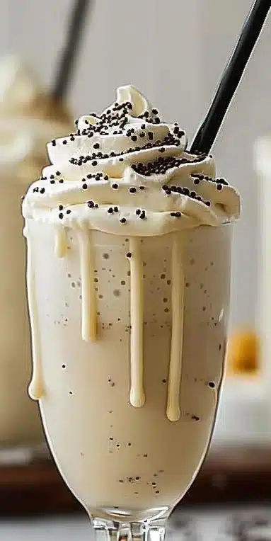 Milkshake vanille facile à préparer avec des ingrédients savoureux