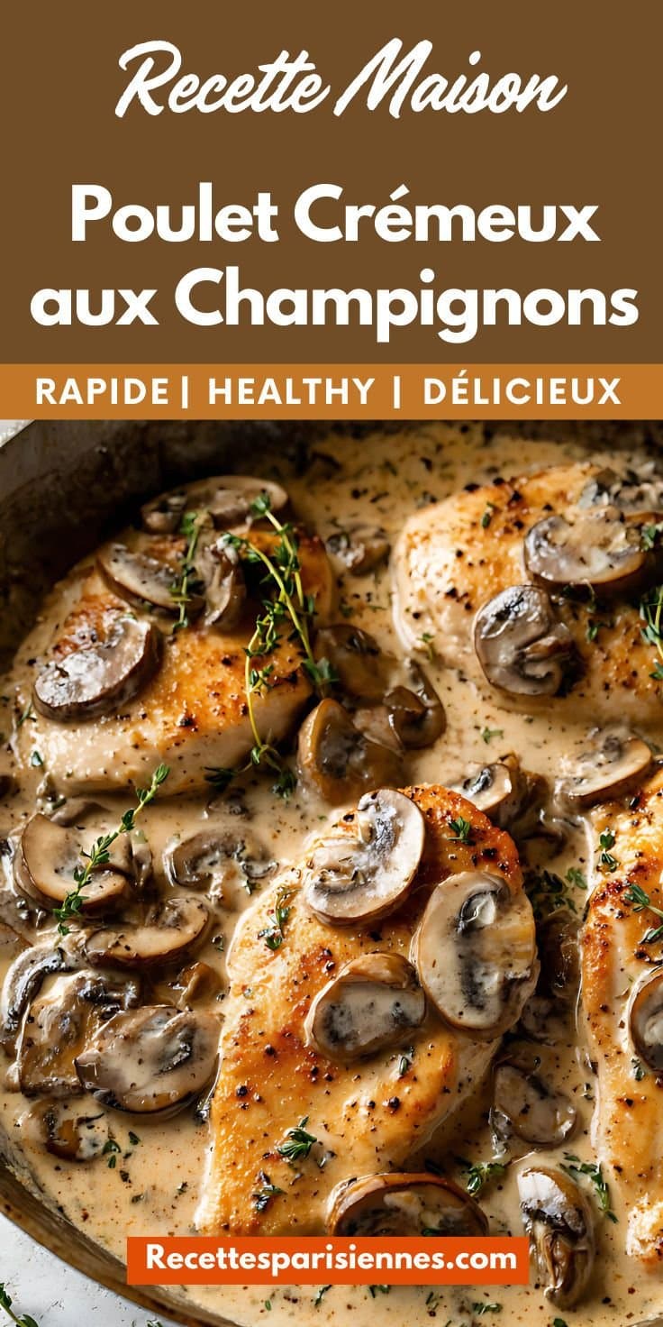 Blanc de poulet aux champignons