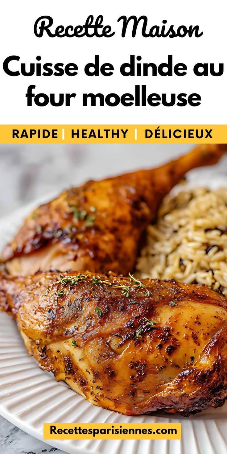 Cuisse de dinde au four