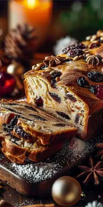 Recette de Pain de Noël aux Fruits et Épices, un délice pour les fêtes
