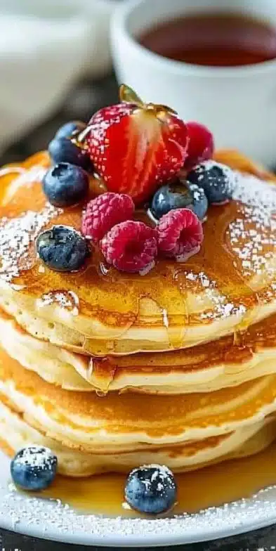 Recette de pancakes rapides sans temps de repos pour un petit-déjeuner savoureux