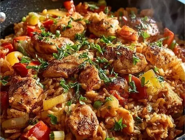 Jambalaya de poulet