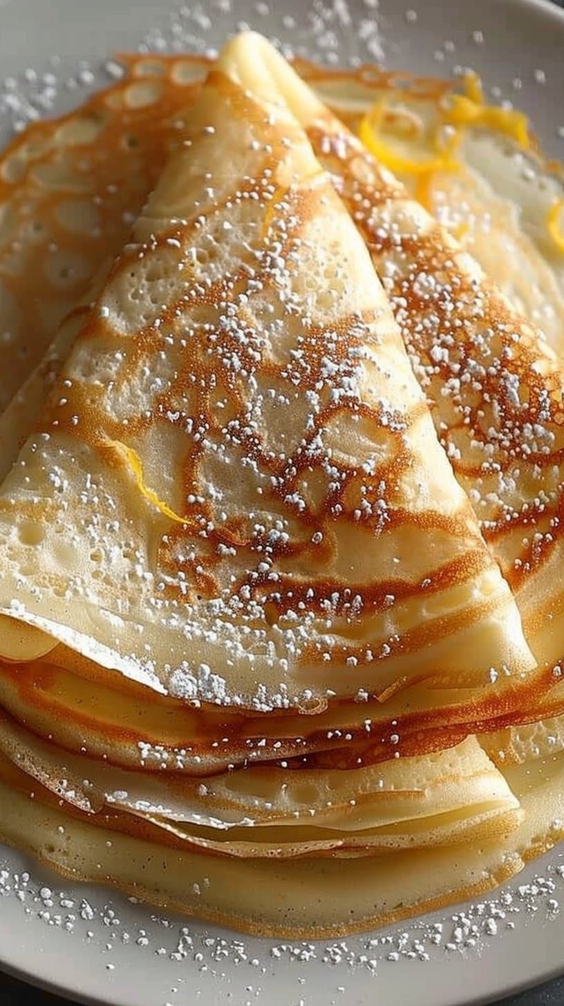 Crêpes au Rhum et Orange