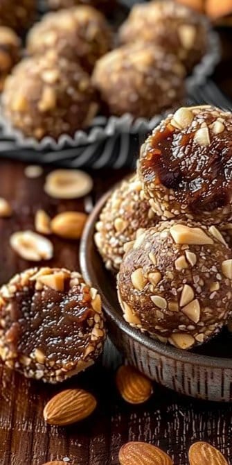 Boules de Bonheur au Beurre de Cacahuète