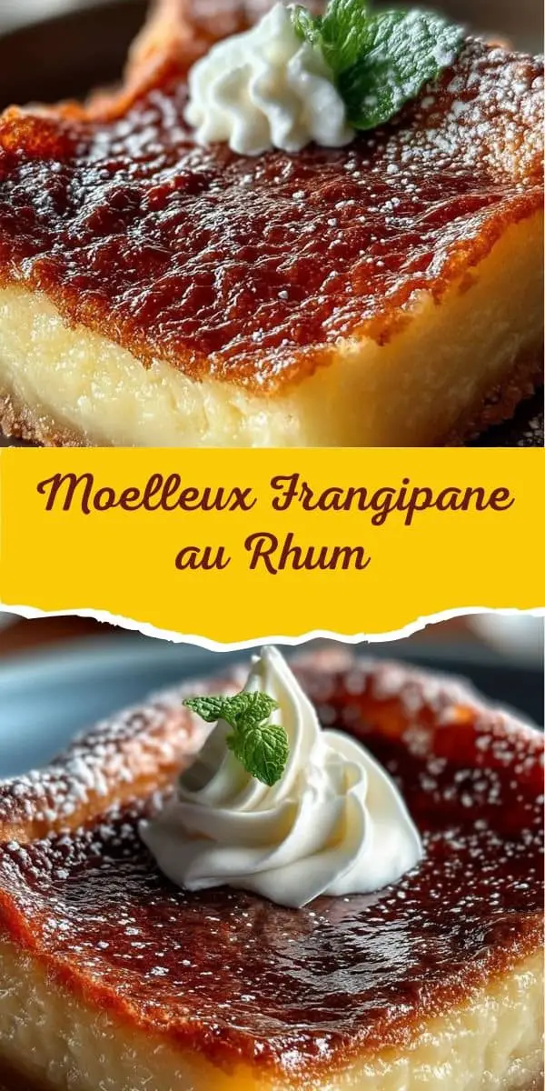Moelleux Frangipane au Rhum