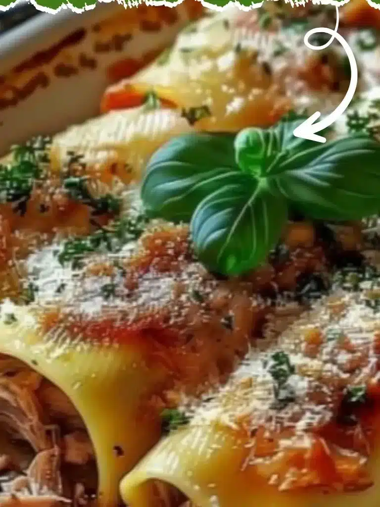 Recette de cannellonis au canard confit, garnis de sauce et fromage