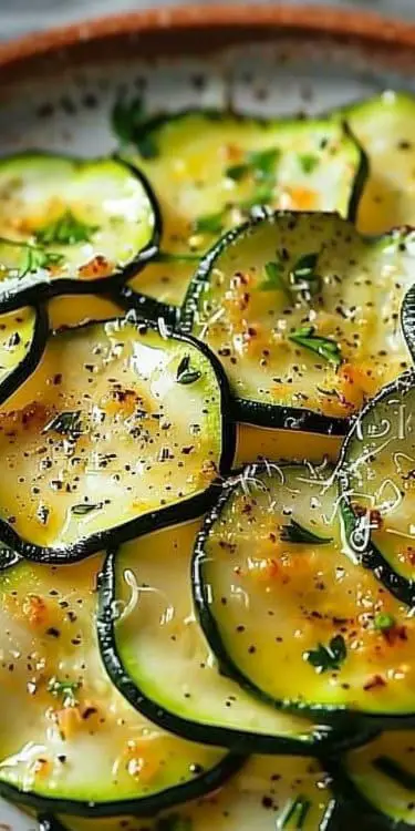 Carpaccio de Courgettes