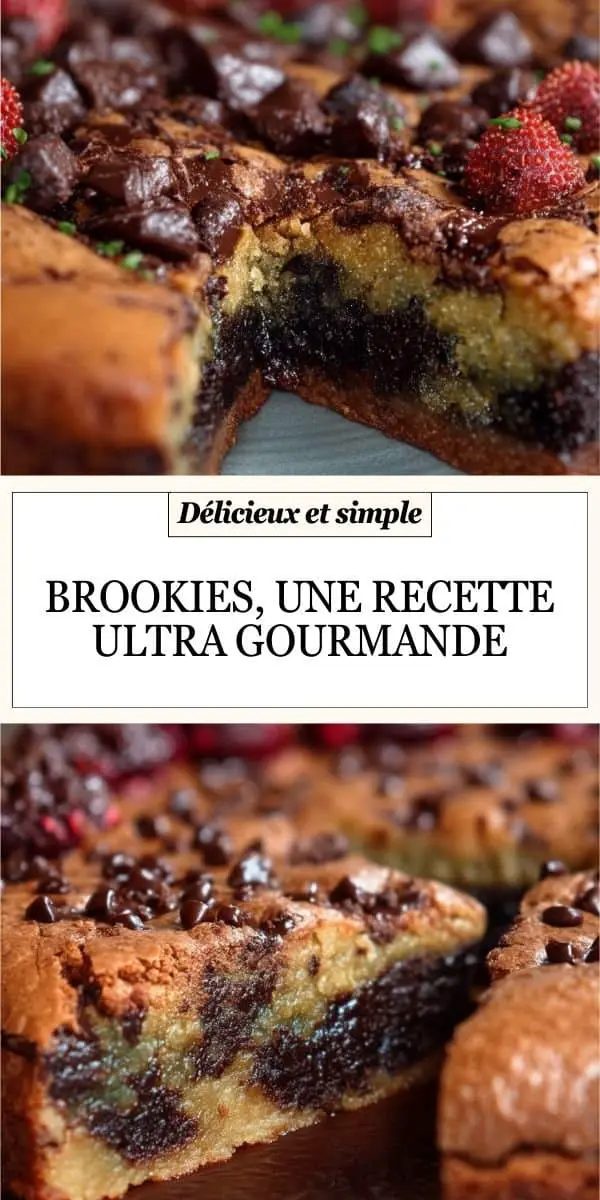 Brookies, an ultra indulgent recipe