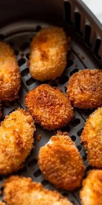 Aiguillettes de poulet croustillantes cuites à l'airfryer