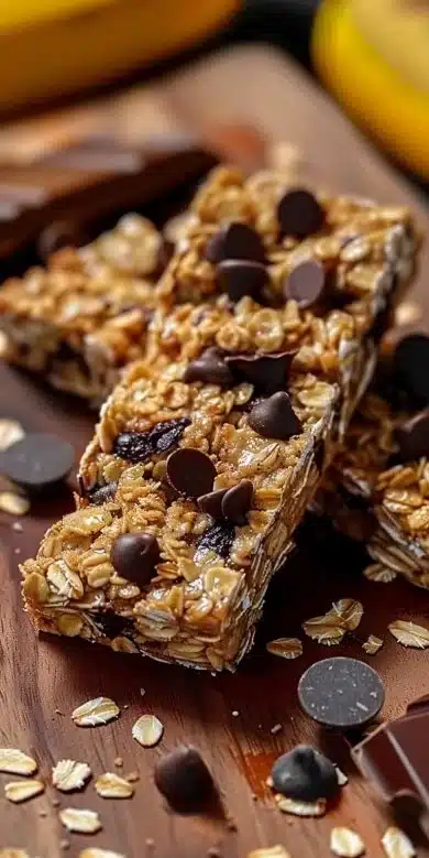 Barres Avoine Banane Chocolat