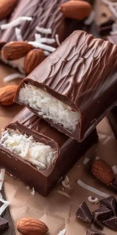 Barres Coco Chocolat savoureuses et irrésistibles en emballage attrayant