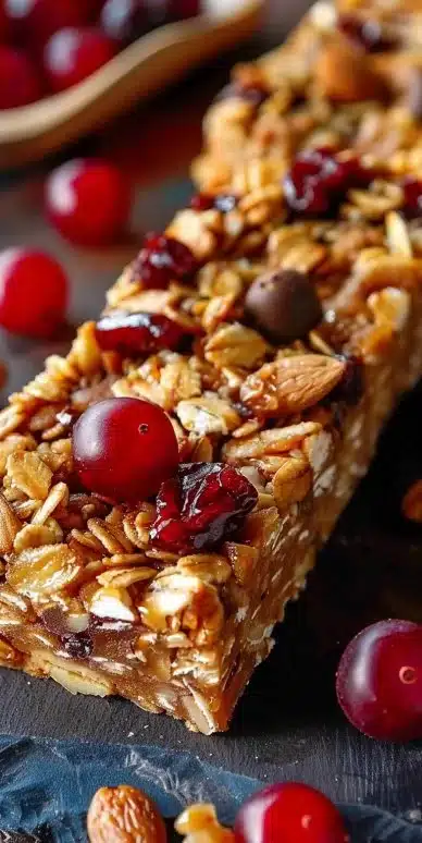 Recette de barres de céréales maison vegan avec des ingrédients naturels