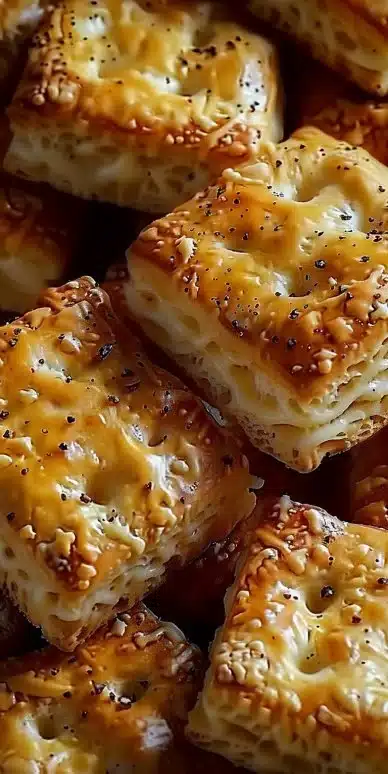 Biscuits apéro savoureux à la moutarde et comté pour vos soirées.