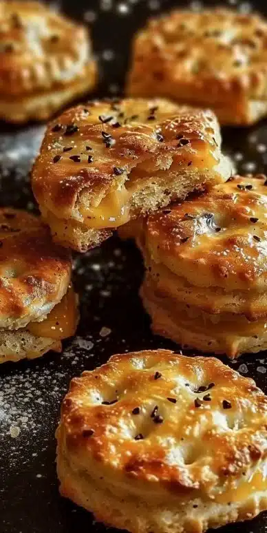 Biscuits Apéro Moutarde et Comté