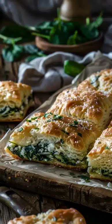 Biscuits de Spanakopita aux épinards et feta