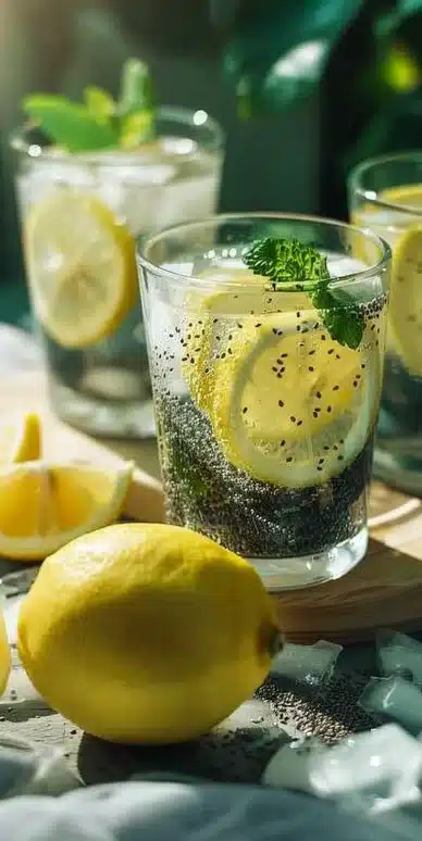 Boisson Chia Citron pour Perdre du Poids