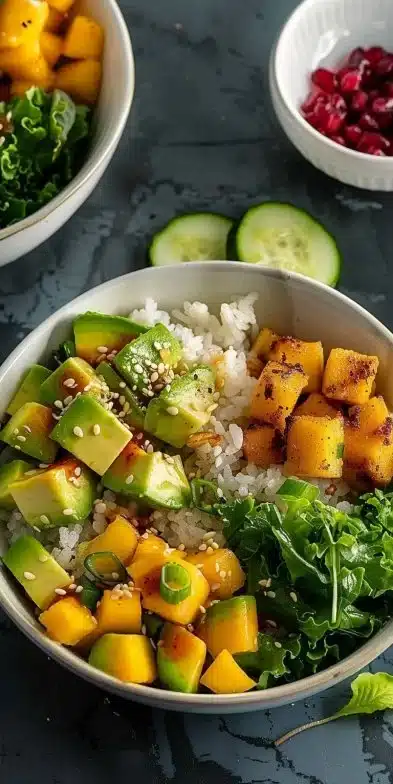 Bol Bouddha Mangue Avocat Concombre