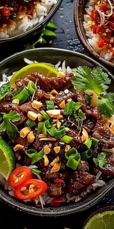 Bols de boeuf thaïlandais, recette facile et savoureuse